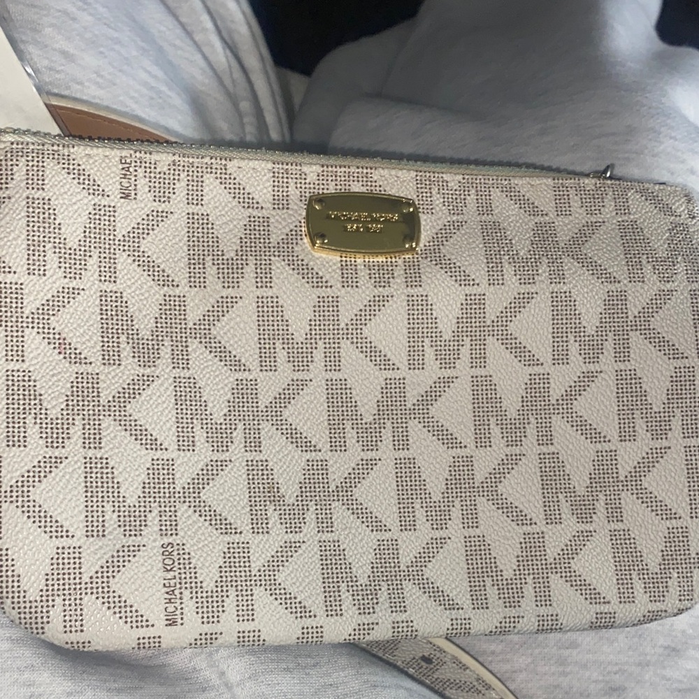 Michael Kors Cream Monogram Fanny Pack
